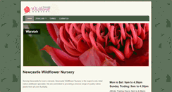 Desktop Screenshot of newcastlewildflower.com.au